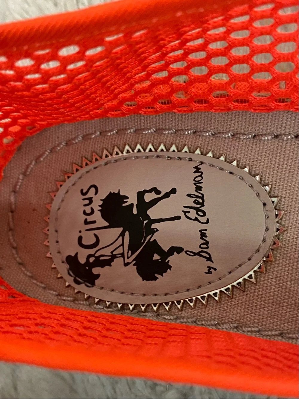 New Circus by Sam Edelman Lena Espadrille Flats Women’s Size 8M Electric Orange